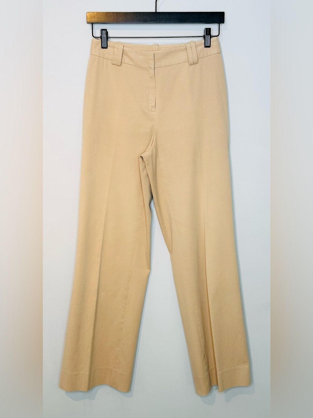 St. John Sport Straight Leg Tan Khaki Pants Trousers